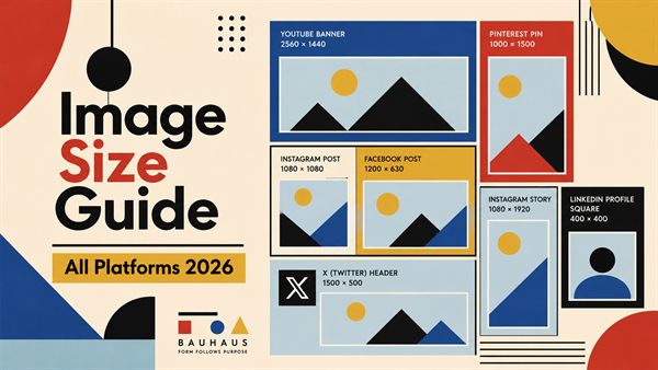 Social Media Image Sizes: The Complete 2026 Guide